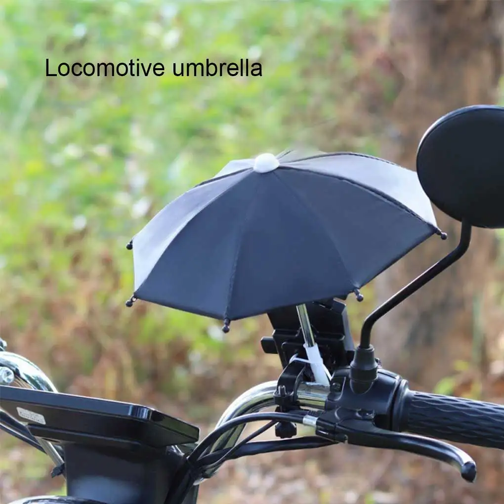 

Пластиковый держатель для телефона, зонт, водонепроницаемый съемный декоративный зонт для езды на велосипеде, аксессуары от солнца