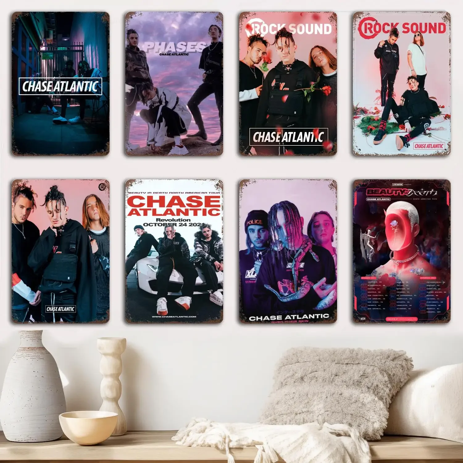 Металлическая вывеска Chase Atlantic