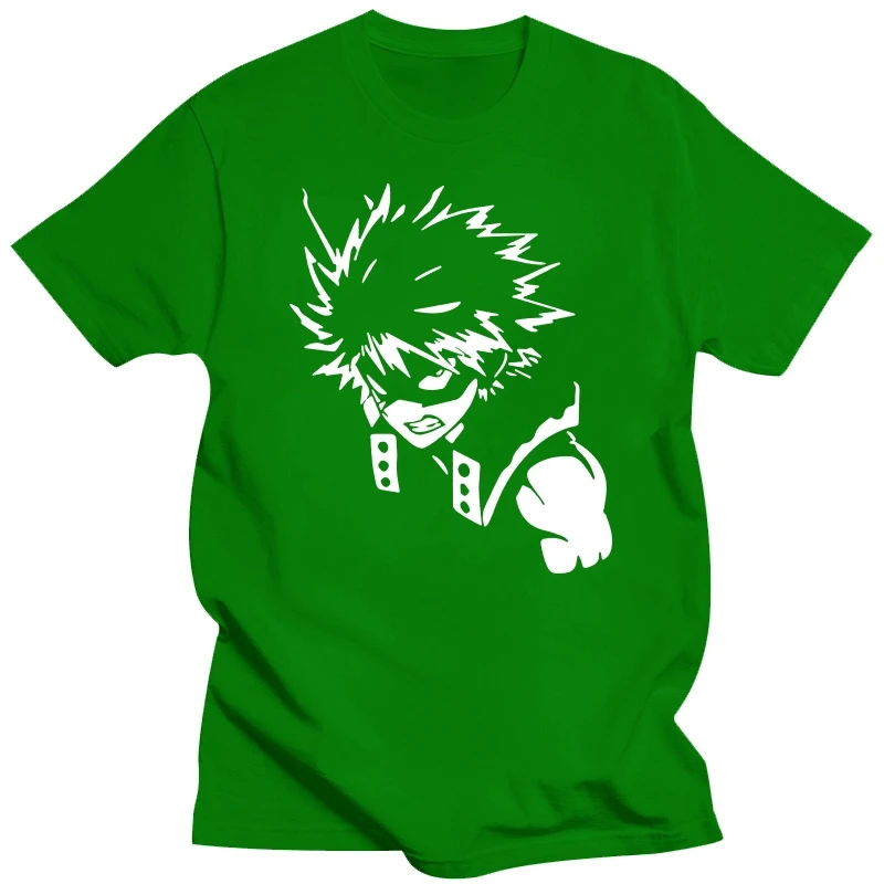 Классическая футболка Katsuki Bakugo Kacchan лучшие женские футболки 90-х годов забавная в