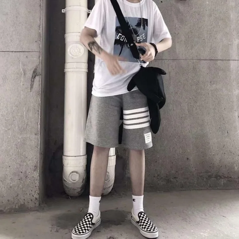 Wakamono Basketball Shorts Men's Summer Pants Drawstring Male Streetwear Short Sport  Ensemble Short Homme Black Shorts