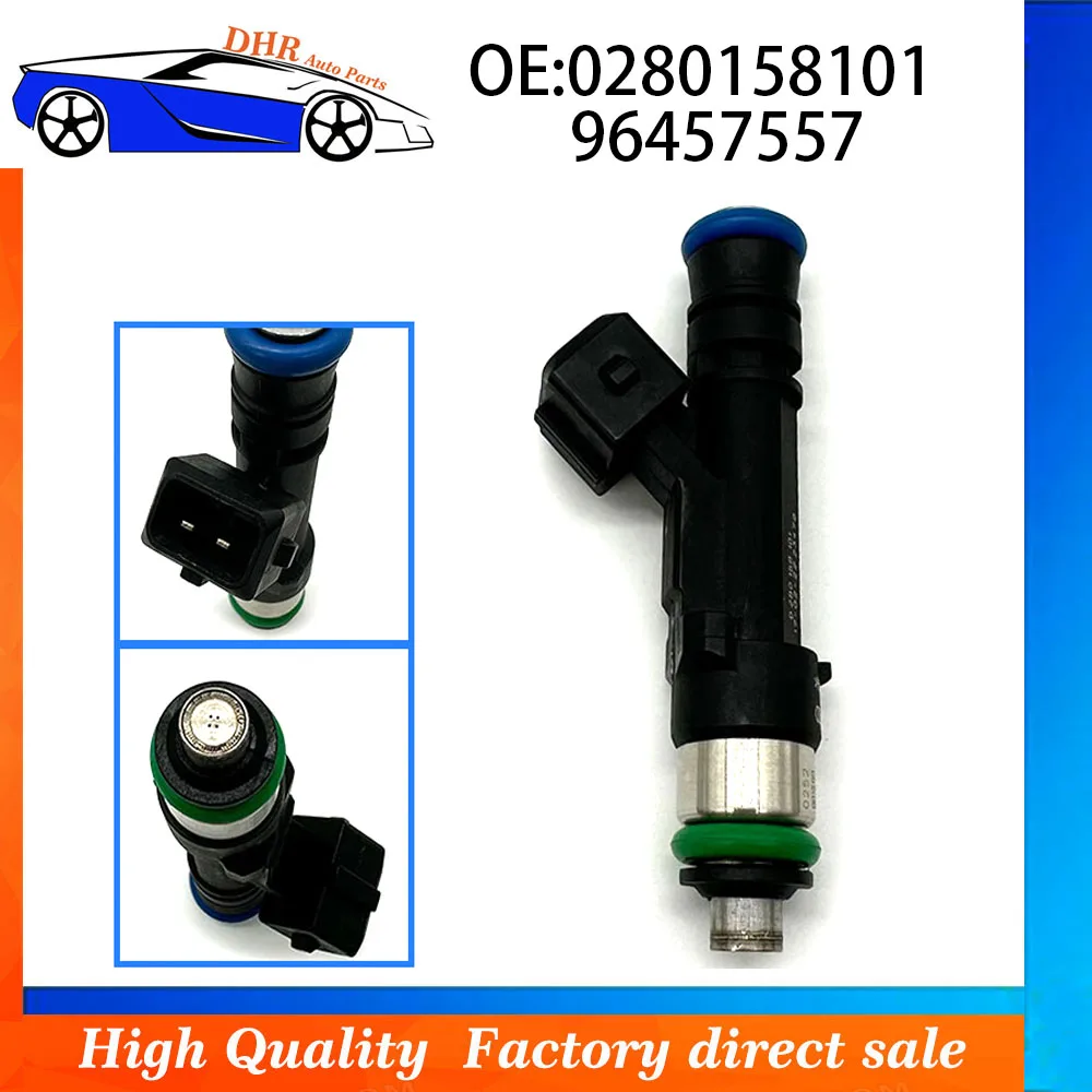 Фото Топливная форсунка для Chevrolet OPTRA Saloon Nubira 1.8 Lacetti J200 OEM 0280158101 96457557 №1