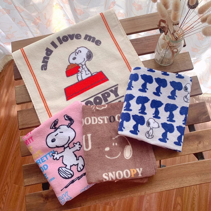 Cute Dog Bath Towel Super Soft Home Bathroom Washing Hand Face Towel