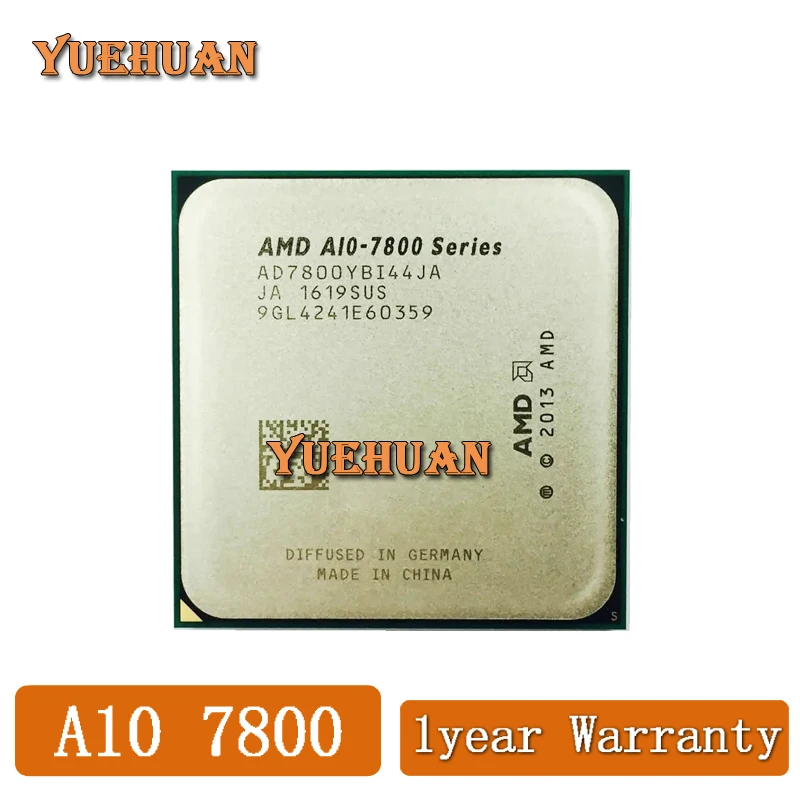 

AMD A10-Series A10-7800 A10 7800 3.5GHz Quad-Core CPU Processor AD7800YBI44JA / AD780BYBI44JA Socket FM2+