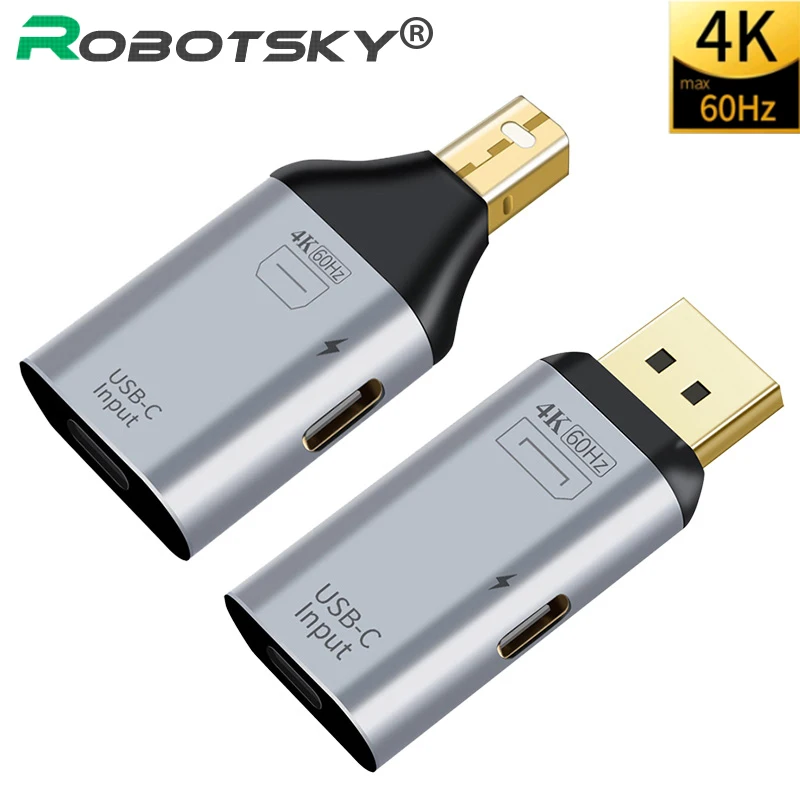 Адаптер USB 3 1 Type C USB-C к HDMI-совместимый DP Mini HD видео сплиттер для ноутбуков Samsung 100W 4K @