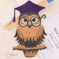 large dr owl embroidery patches water soluble embroidery high end clothes accessories clothes stickers large biker badge