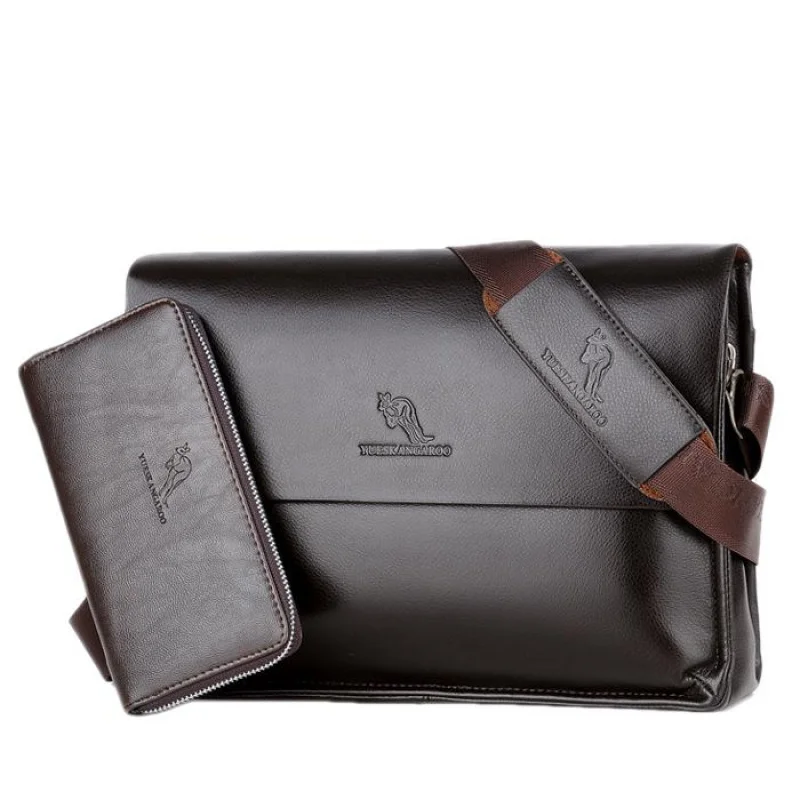 Large Capacity Men Shoulder Bag Business Leather Male Crossbody Bags Luxury Messenger Bag Hand Tote Bag For Man