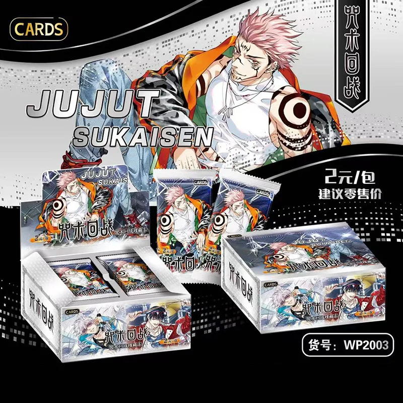 Jujutsu Kaisen Card Warlock толстые карты Gojo Satoru Fushiguro Megumi Itadori Yuji Warloc аниме периферийные