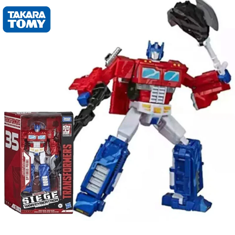 

TAKARATOMY Transformers Siege series Optimus Prime Megatron model war Cybertron 35th anniversary children's toys birthday gift
