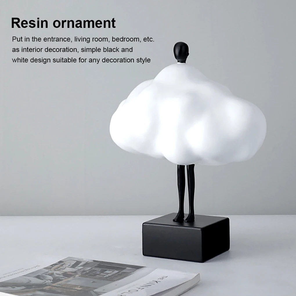 

Статуя из смолы в виде облака для кафе, отеля, школы, библиотеки, домашнего шкафа, украшение, абстрактное искусство, подарок