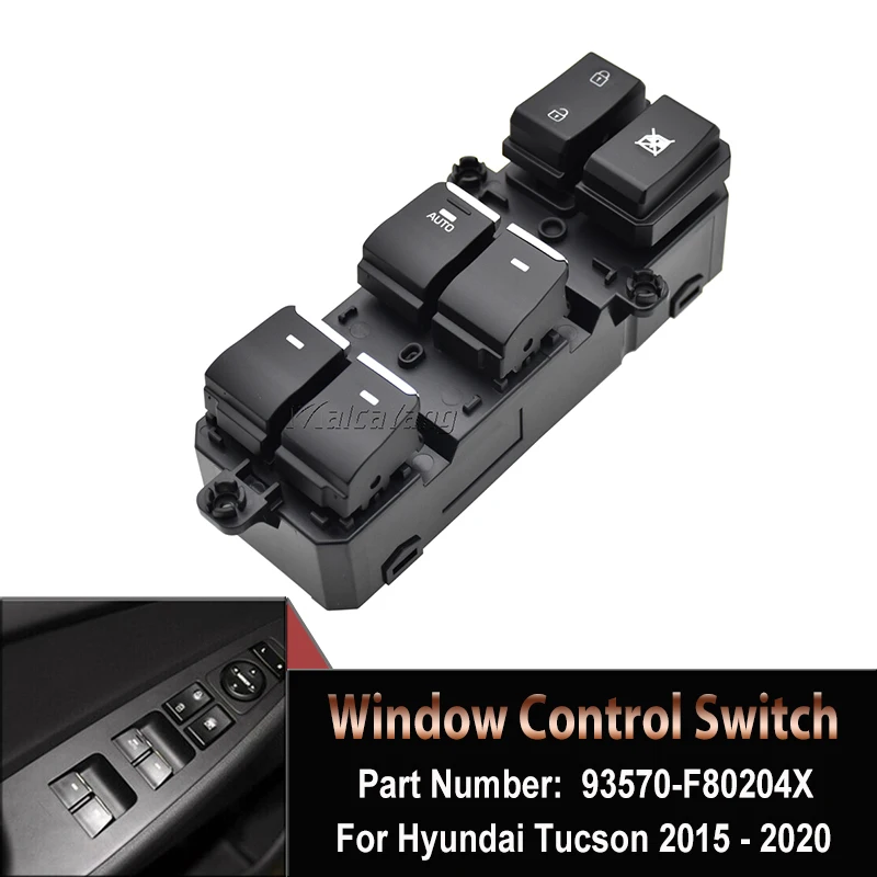 

Car Accessories Master Electric Power Window Switch For Hyundai Tucson 2015 2016 2017 2018 2019 2020 93570-F80204X 93570F80204X