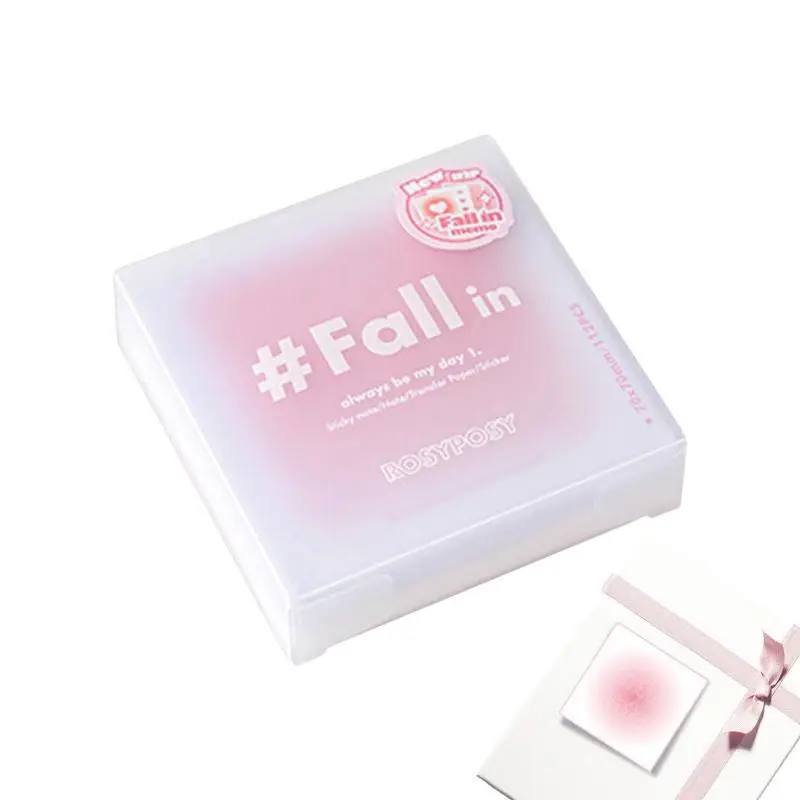 

Sticky Notes Self-Stick Memo Pads Tiny Memo For Office School Home Easy To Post Cute Note Paper For Girls Kids