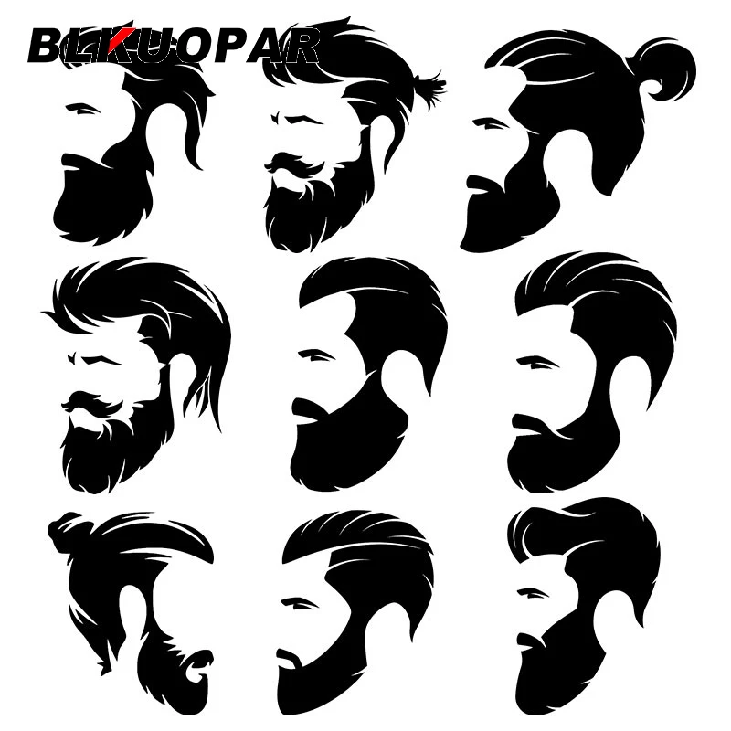 Стикеры для парикмахера BLKUOPAR в хипстерском стиле мужчин водонепроницаемые
