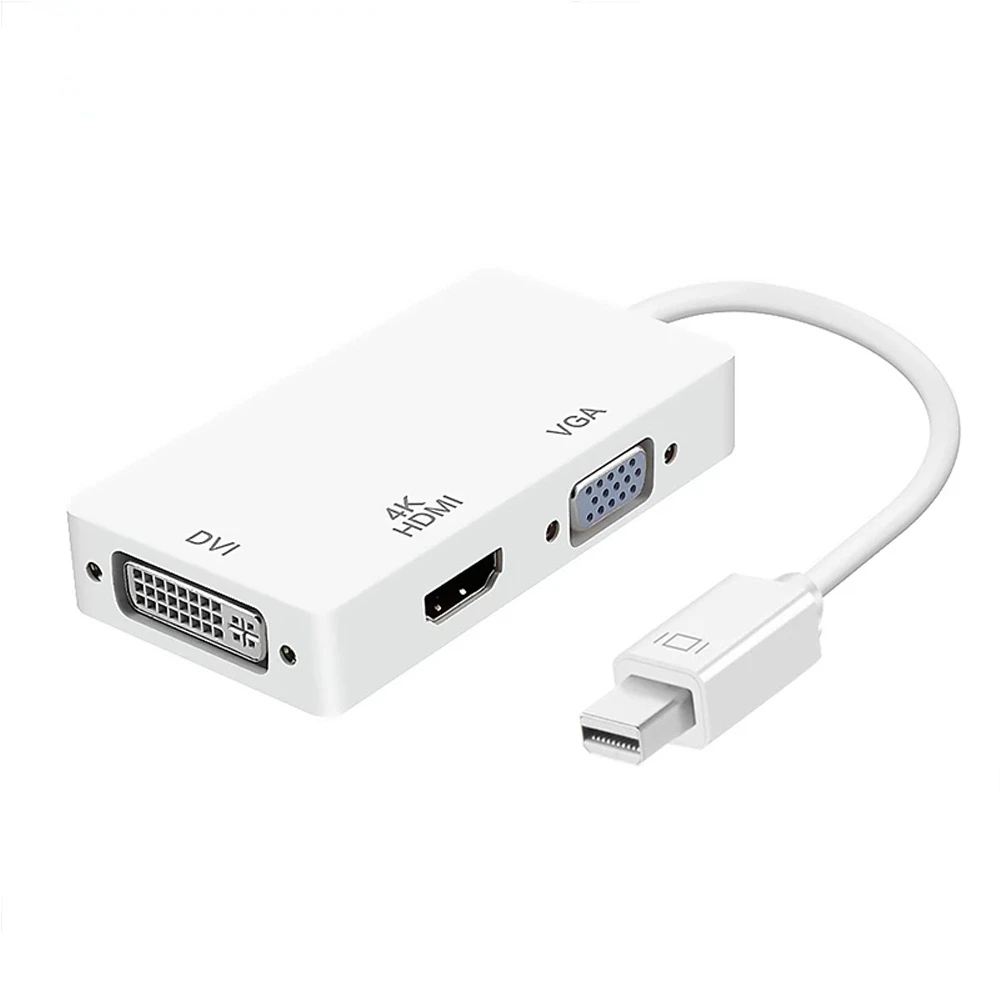 

Mini Display Port Displayport To Hdmi/Dvi/Vga Cable Adapter Thunderbolt Hdmi Adapter for Apple Mac Macbook Air 13 Surface Pro 4