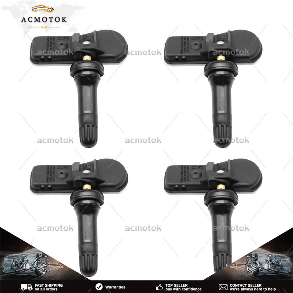 Датчик давления в шинах 4X 52933-C1100 52933C1100 для 2016-2021 Hyundai Creta i20 Coupe ix35 Sonata Tucson LM TL TPMS Датчик 433 МГц