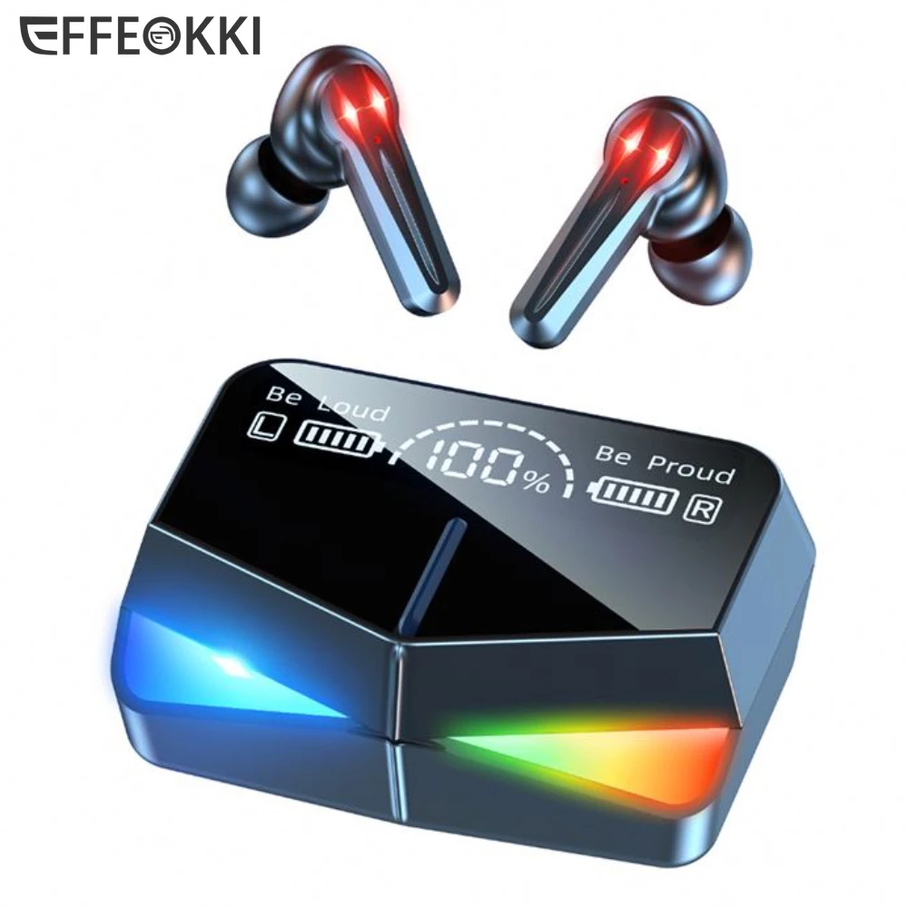 M28 Mobile Gaming Headset Bluetooth Earbuds Low Latency Digital Display Sports Wireless Earphones Auriculares with Power Bank |