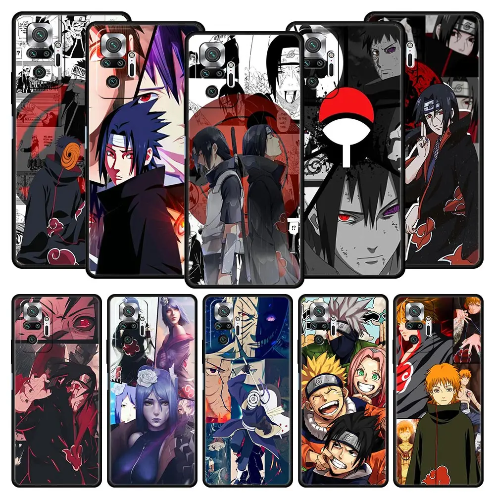 

Naruto Akatsuki Kakashi Anime Phone Case For Xiaomi Redmi Note 11 10 9 8 Pro 11S 10S 9S 7 8T 9T 9A 8A 9C K40 Gaming 11T 5G Cover