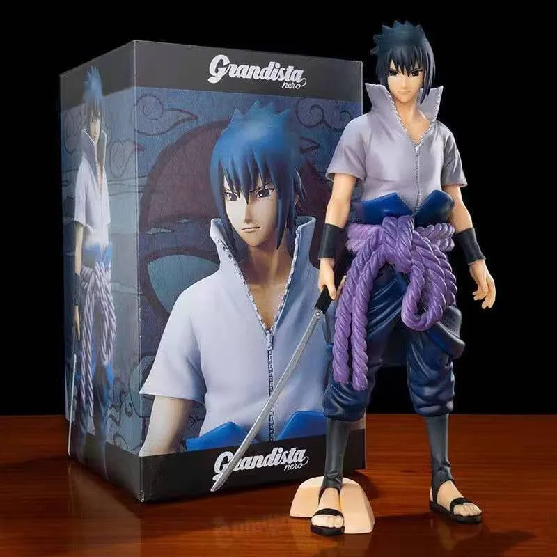 

GK Grandista Naruto Figure Shippuden Uchiha Sasuke Figures Anime Figurine Model PVC 27CM Statue Collection Toy Figma