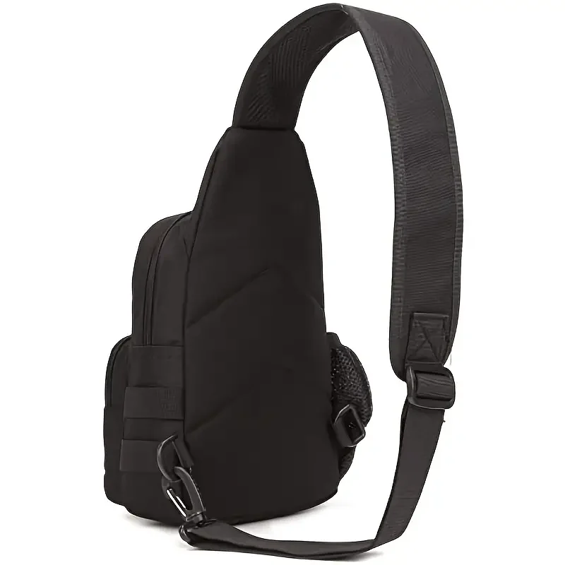 Outdoor Tactical Sling Bag As Chest Bag Shoulder Backpack 900D Nylon Waterproof Molle With Water Bottle Hiking  Bag