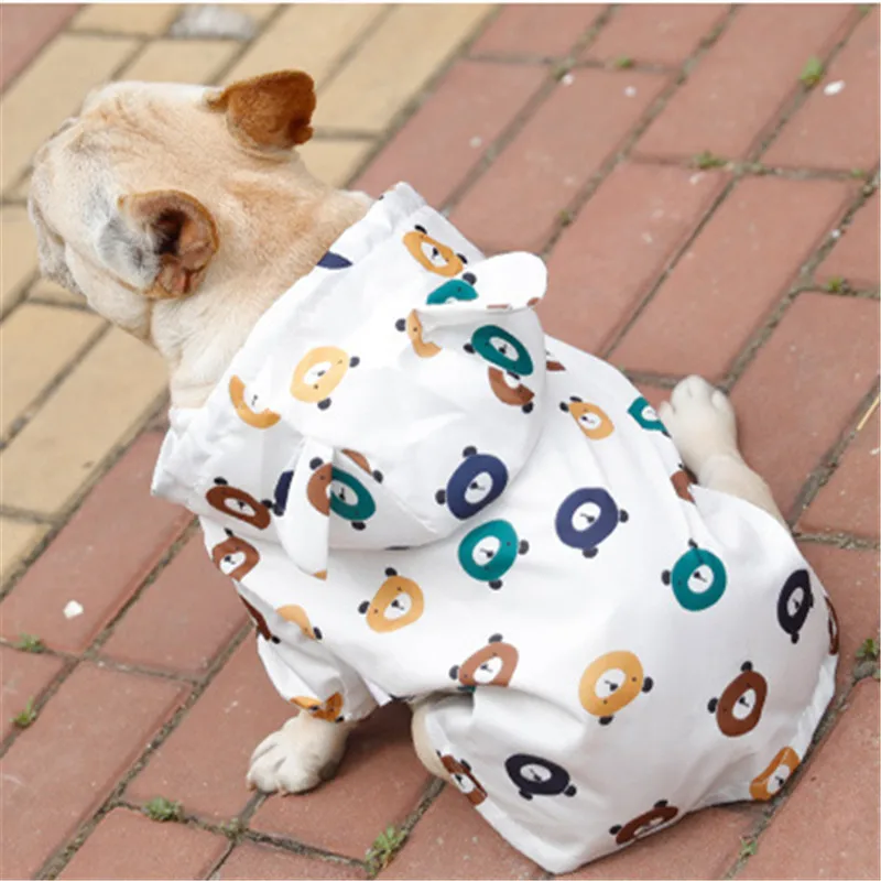 

Pet Dog Raincoat Pug French Bulldog Clothes Waterproof Dog Raincoat Schnauzer Chihuahua Corgi Suitable for Medium Puppy Raincoat