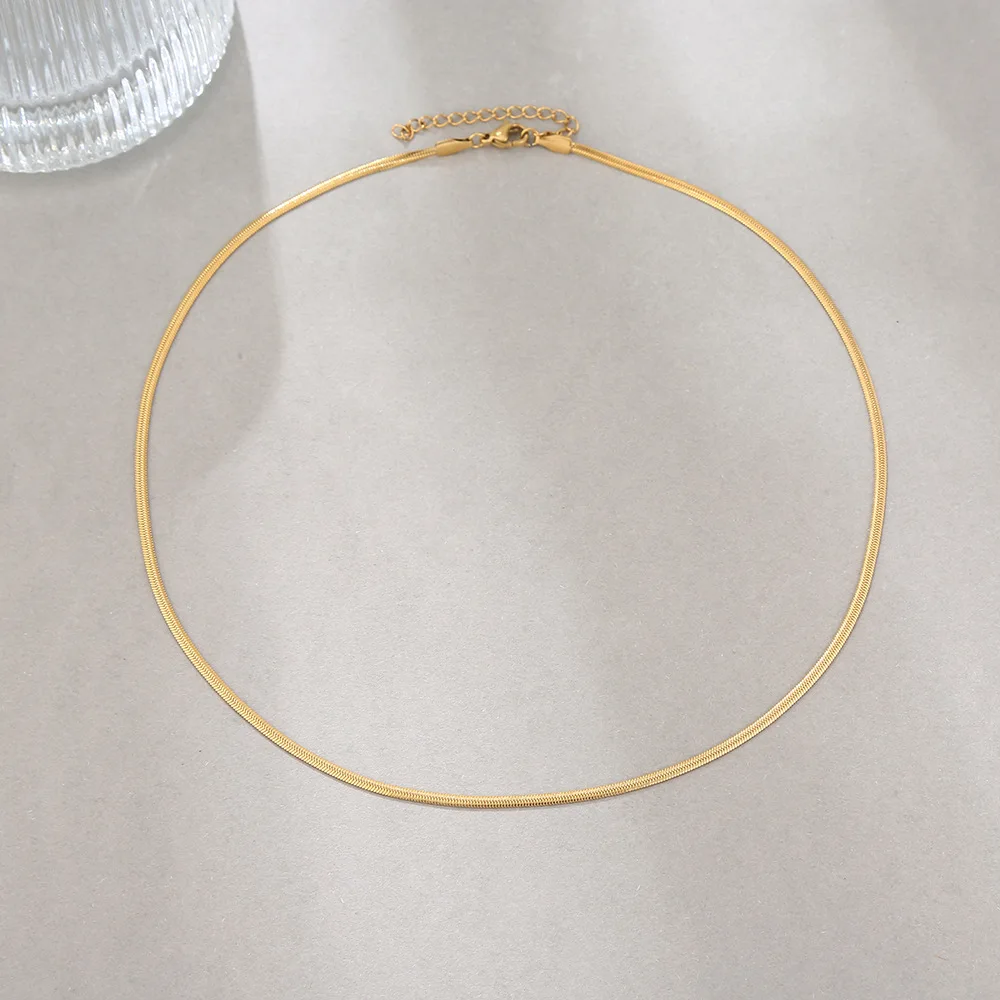 Цепочка из нержавеющей стали для изготовления ювелирных изделий плоская