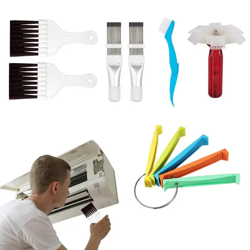 

Coil Comb Cleaner FCR6 Fin Comb Air Conditioner Fin Cleaner Set Metal Fin Evaporator Radiator Repair Tool
