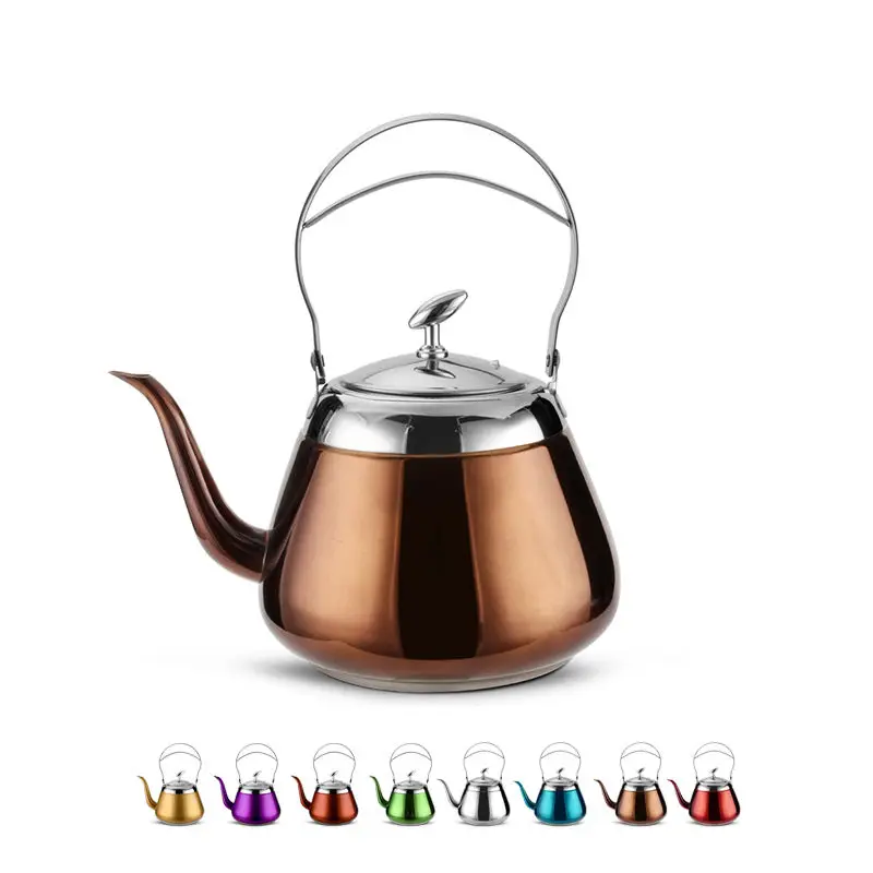 

Новый чайный набор, чайник, чайник с плоским дном из нержавеющей стали