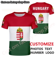 hungary t shirt diy free custom made name number hun t shirt nation flag hu hungarian country college print photo logos clothing
