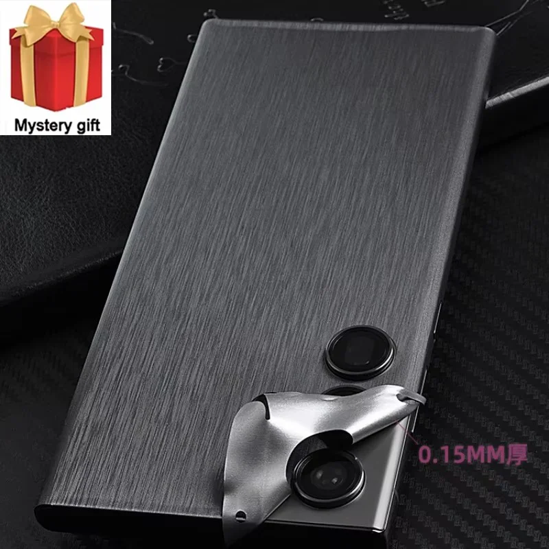 3D металлическая матовая пленка с полным покрытием для льда задняя Samsung S24 S23 S22 Ultra