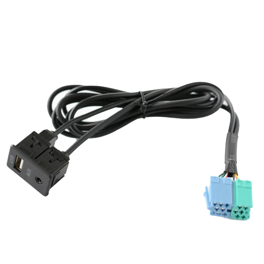 

150 см телефон для автомобильного приборной панели с утапливаемым креплением, AUX USB-порт, удлинитель для радио, Кабель-адаптер, проводка в сборе для Hyundai, Elantra 2011-13