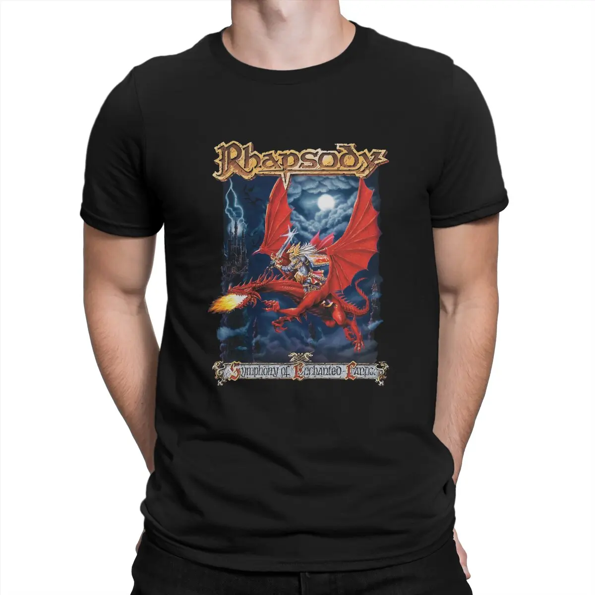 

S-SABATON Man TShirt Rhapsody Symphony Of Lands Fashion T Shirt Graphic Streetwear Hipster