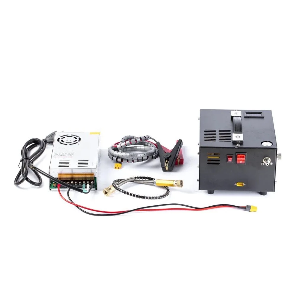 

Pcp air compressor pcp12v 4500psi 300bar 30mpa 110v 220vPaintball portable pcp pump