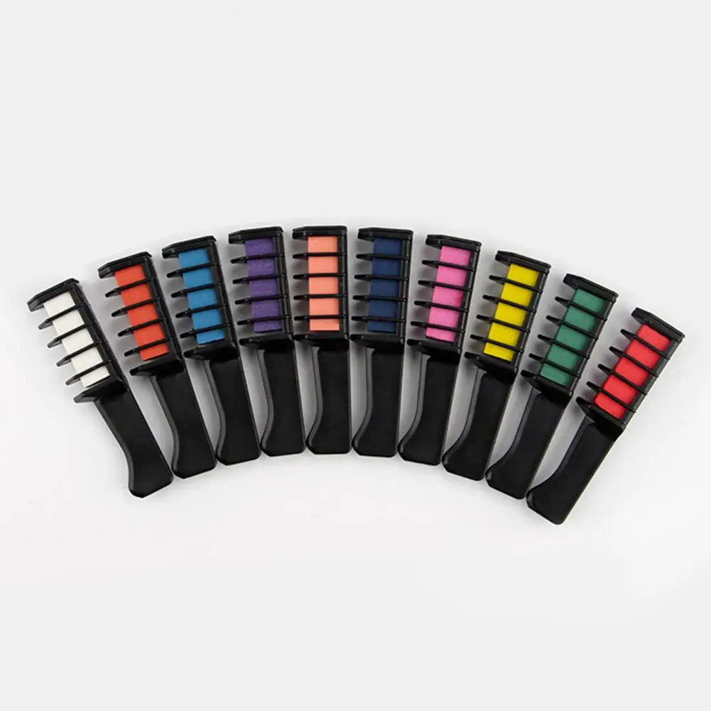 Одноразовая расческа для окрашивания волос набор из временной расчески с мелом