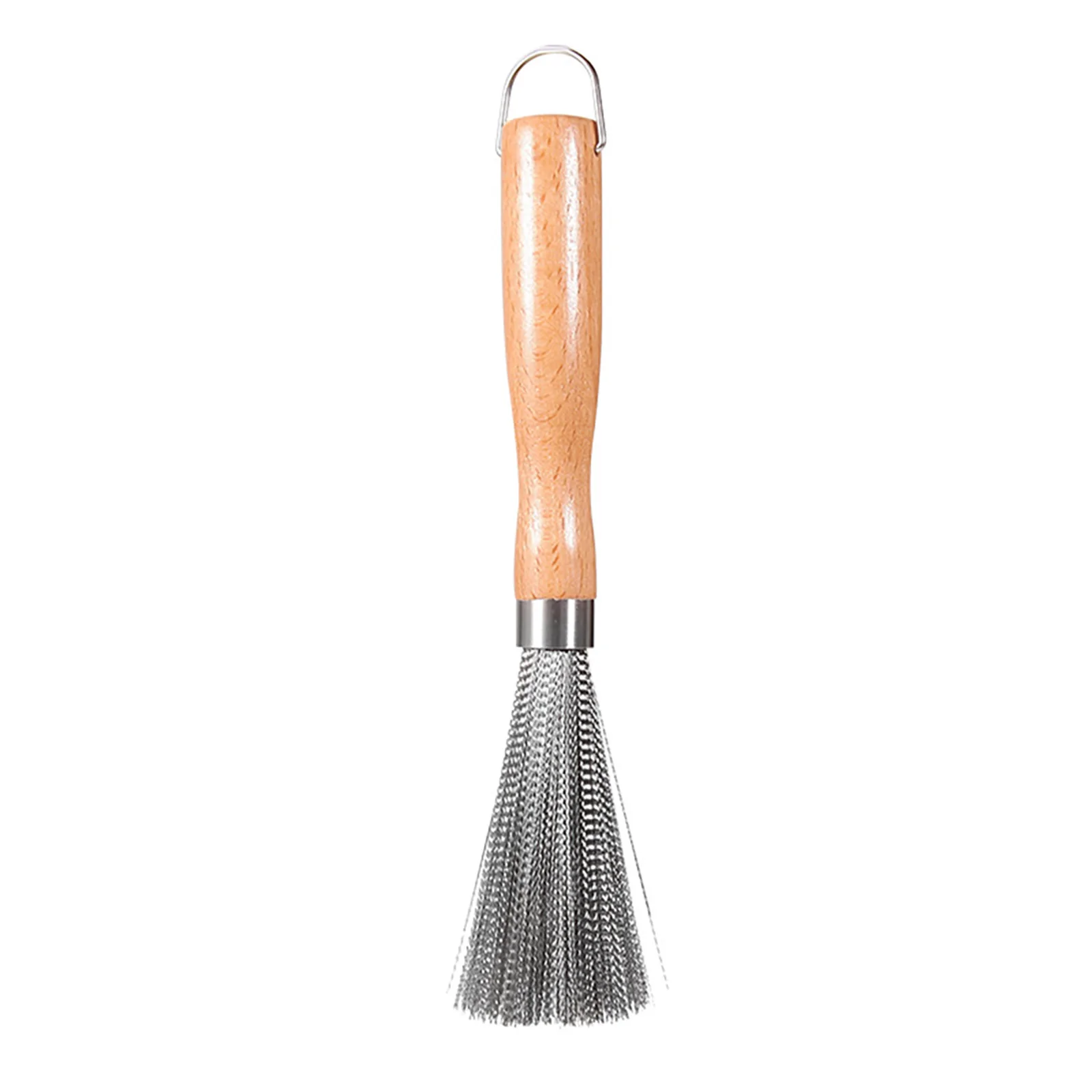 

304 Stainless Steel Cleaning Brush Kitchen Rust Pot Cleaning Brush Super Strong Decontamination Brush Hangable Pan Bowl Brush