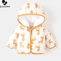autumn winter kids cotton padded jacket infant baby boys girls cartoon hooded warm parkas coat childrens down jackets outerwear