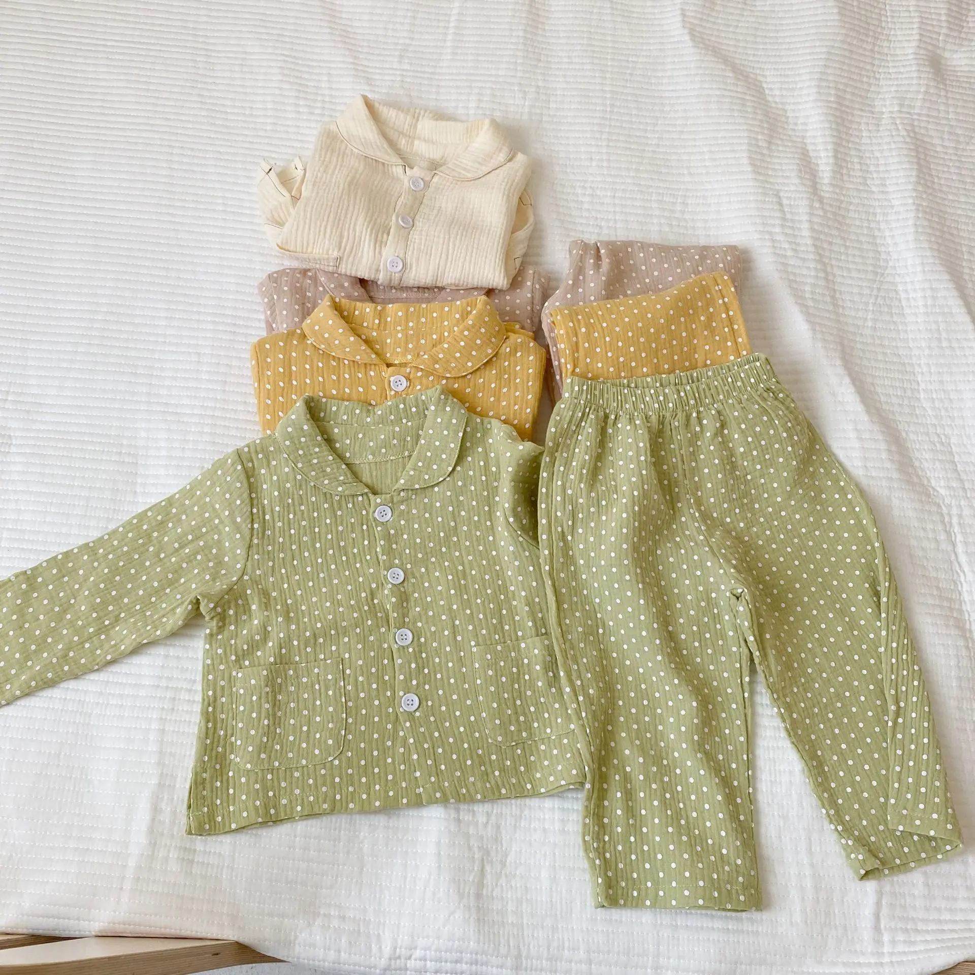 

Baby Set for Girl Boy Spring Summer Infant Cot Long Sleeve Tops and Pants Newborn Suits Kids Baby Children Costumes