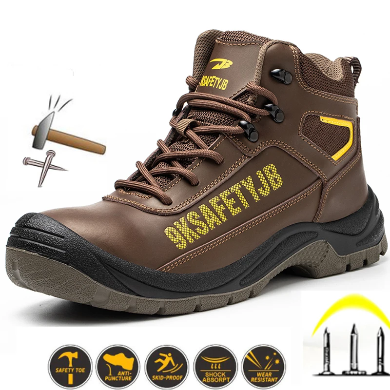 Safety Shoes Metal Toe Indestructible Ryder Shoe Work Boots 