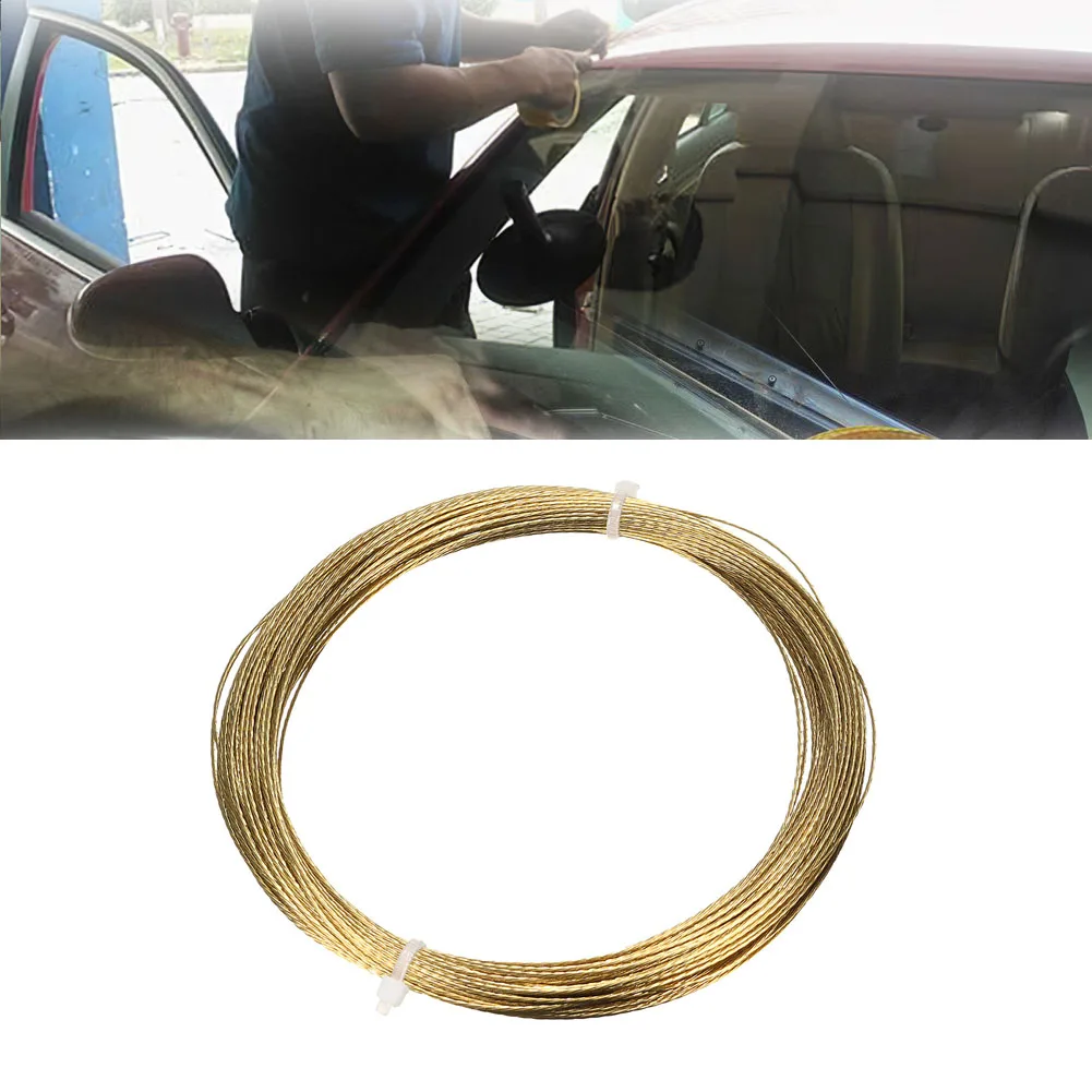 

1 Roll 22m Car Universal Windshield Cutting Braiding Line Glass Removal Wire Rope Car Cut Out For Glass Cutting Line Auto Tools