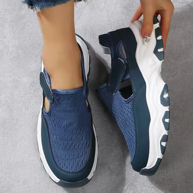 2023 Women's Sneakers Platform Casual Breathable Sport Design Vulcanized Shoes Fashion Tennis Female Shoes Zapatillas Mujer