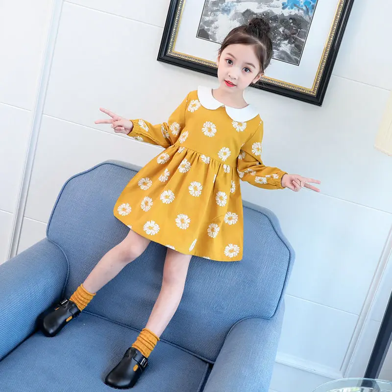 

Baby Girl Summer Dresses Long Sleeve Dress Children's Fashion 8 Kids Clothes 2 To 10 Years Old 3 Brief Party Princess Dresses
