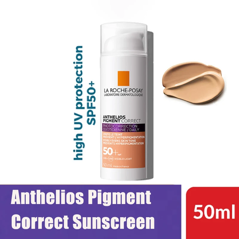 

La Roche Posay Anthelios Pigment Correct Sunscreen PhotoCorrection Daily Tinted SPF50 Face Sunscreen 50ml Brighten Whitening
