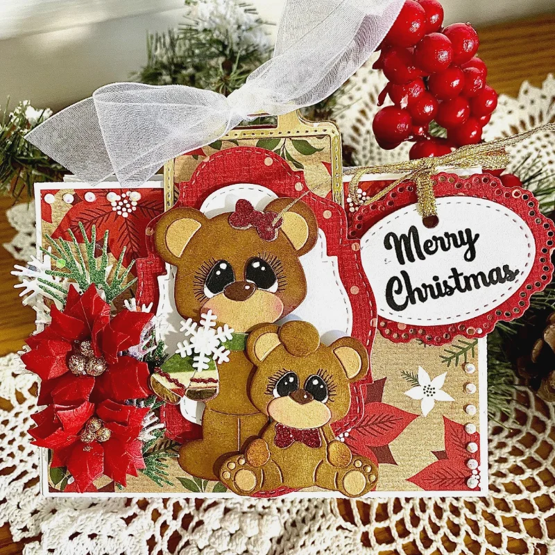 3D сумка для покупок металлические Вырубные штампы DIY скрапбукинга альбома бумаги