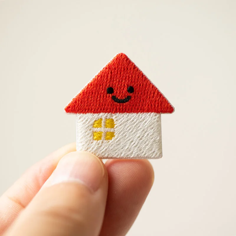 4 шт. Мультяшные милые вышитые нашивки с изображением животных фруктов наклейки