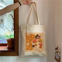 mushroom shopping bag shopping bolsa bolso shopper bolsas de tela bag bolsas ecologicas jute woven sacolas for women and girls
