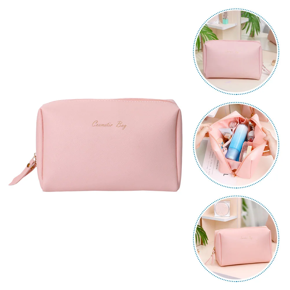 

Portable Cosmetic Bag Simple Shape Waterproof Wash Bag Cosmetics Storage Bag