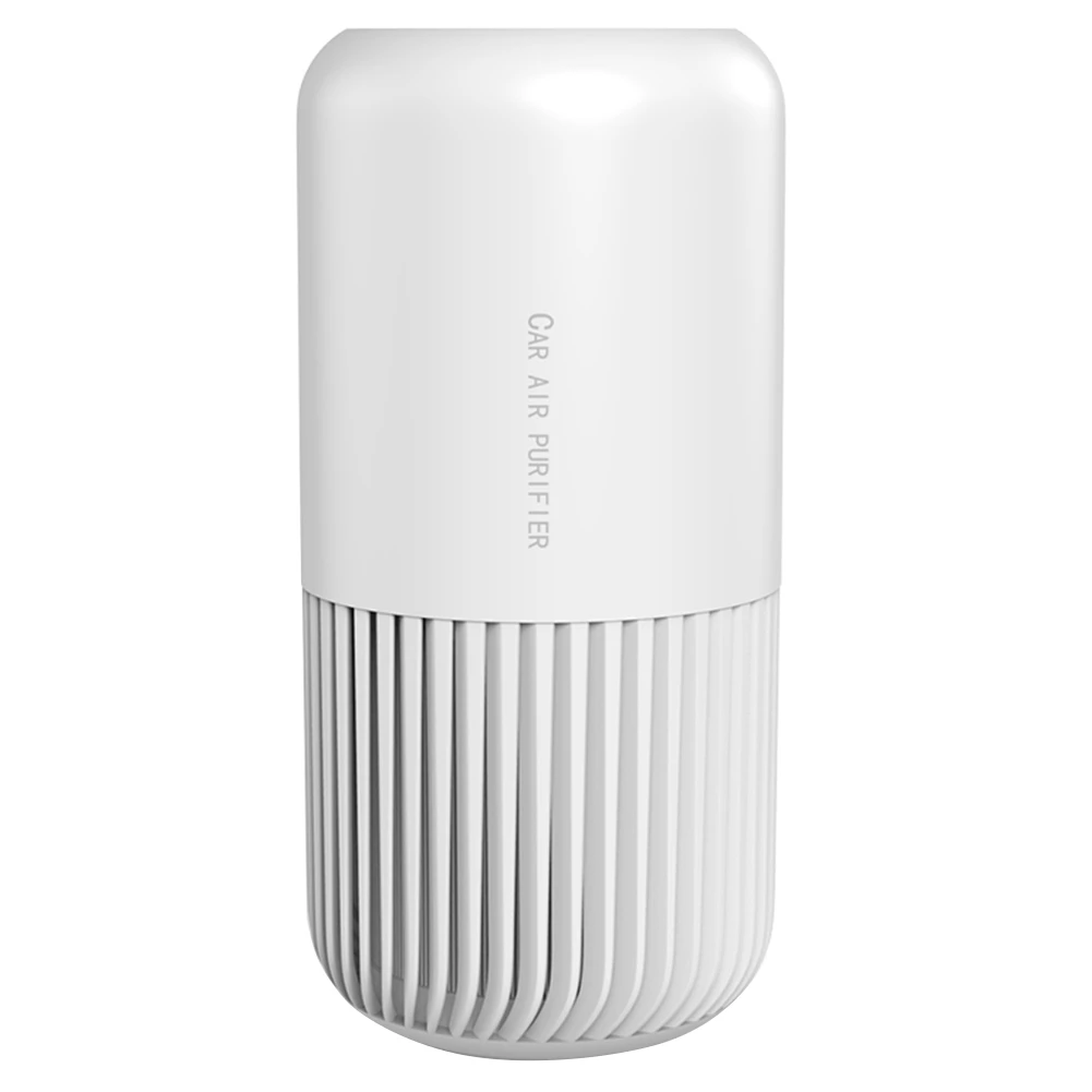 

Air Purifiers for Home Car Allergies Pets Hair Smoke Dust Airborne Contaminants Silent ,for Bedroom Office Car White