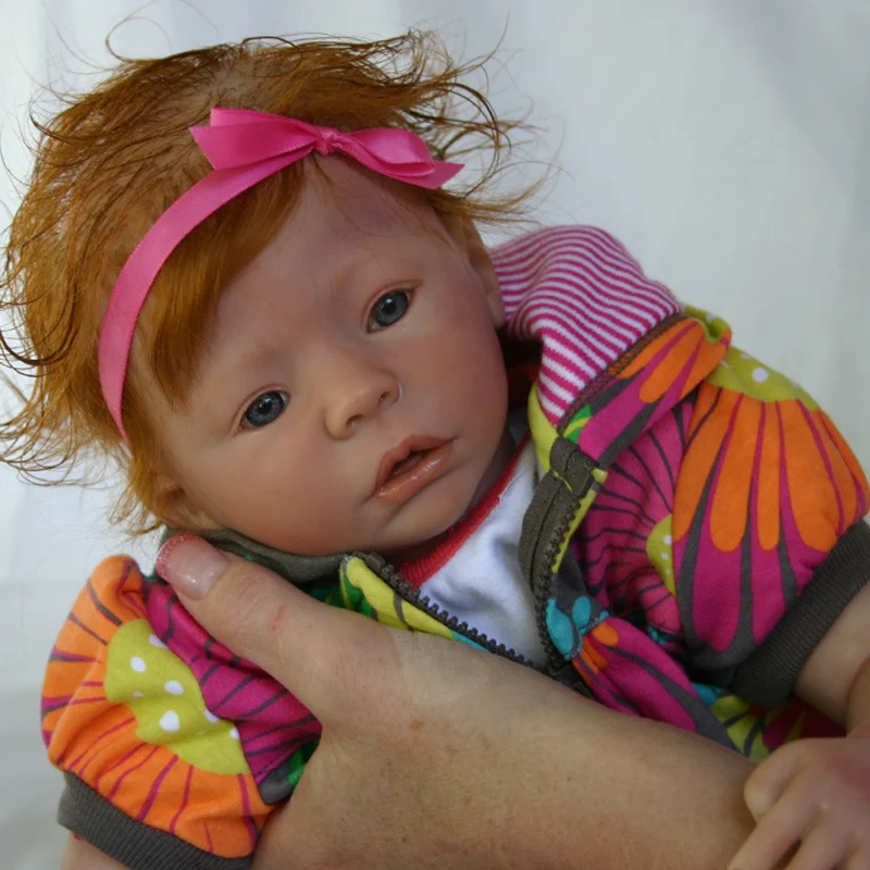

18inch Reborn Doll Kit Lifelike Fresh Color Unfinished Doll Parts with Body