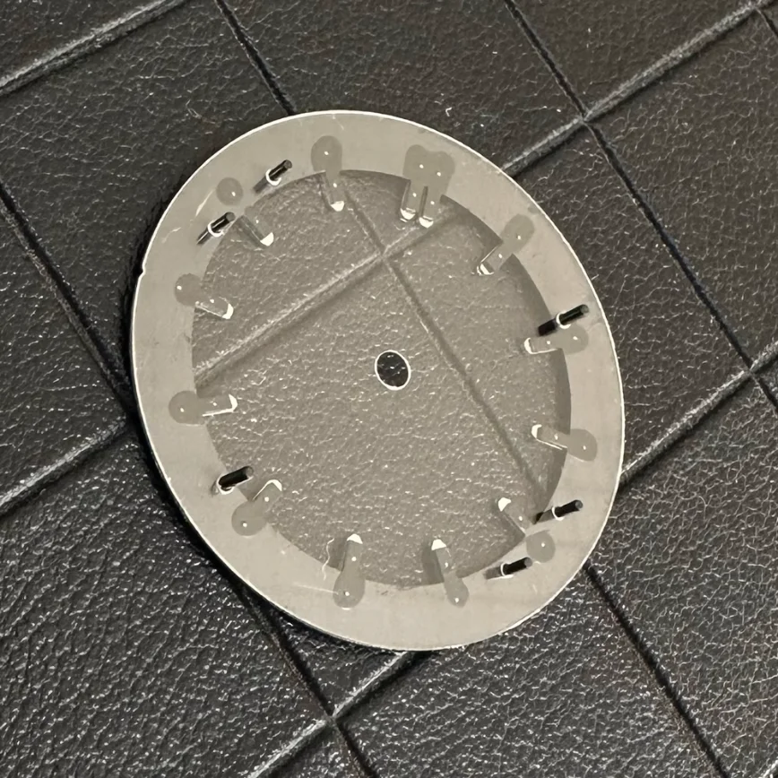 31.8MM Watch Dial Watch Accessories Transparent Film Dial Green Luminous Star Dial 31.8MM for Japanese NH70 Movement