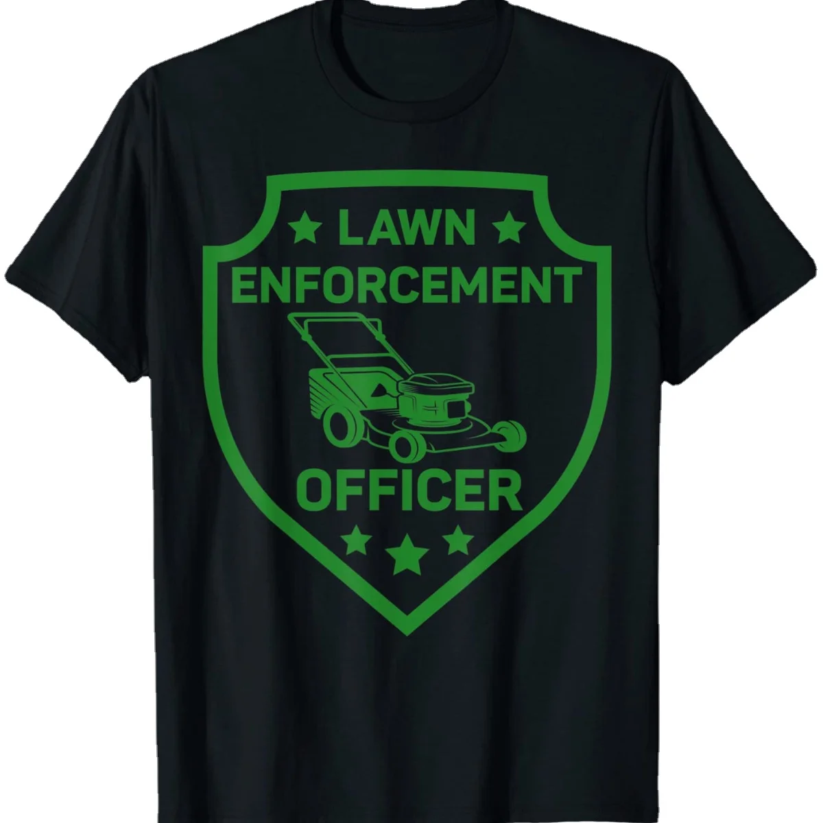 

Lawn Enforcement Gardening Lawnmower Mowing T-Shirt. Premium Cotton Short Sleeve O-Neck Mens T Shirt New S-3XL