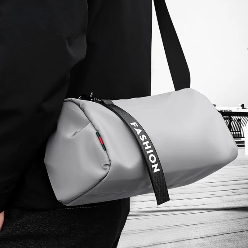 Нейлоновая Спортивная Большая Сумка Для Тренировок — Вместительная На Ремне С