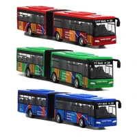 164 mini model baby pull back cars alloy vehicles city express bus double buses diecast vehicles toys funny children kids gifts